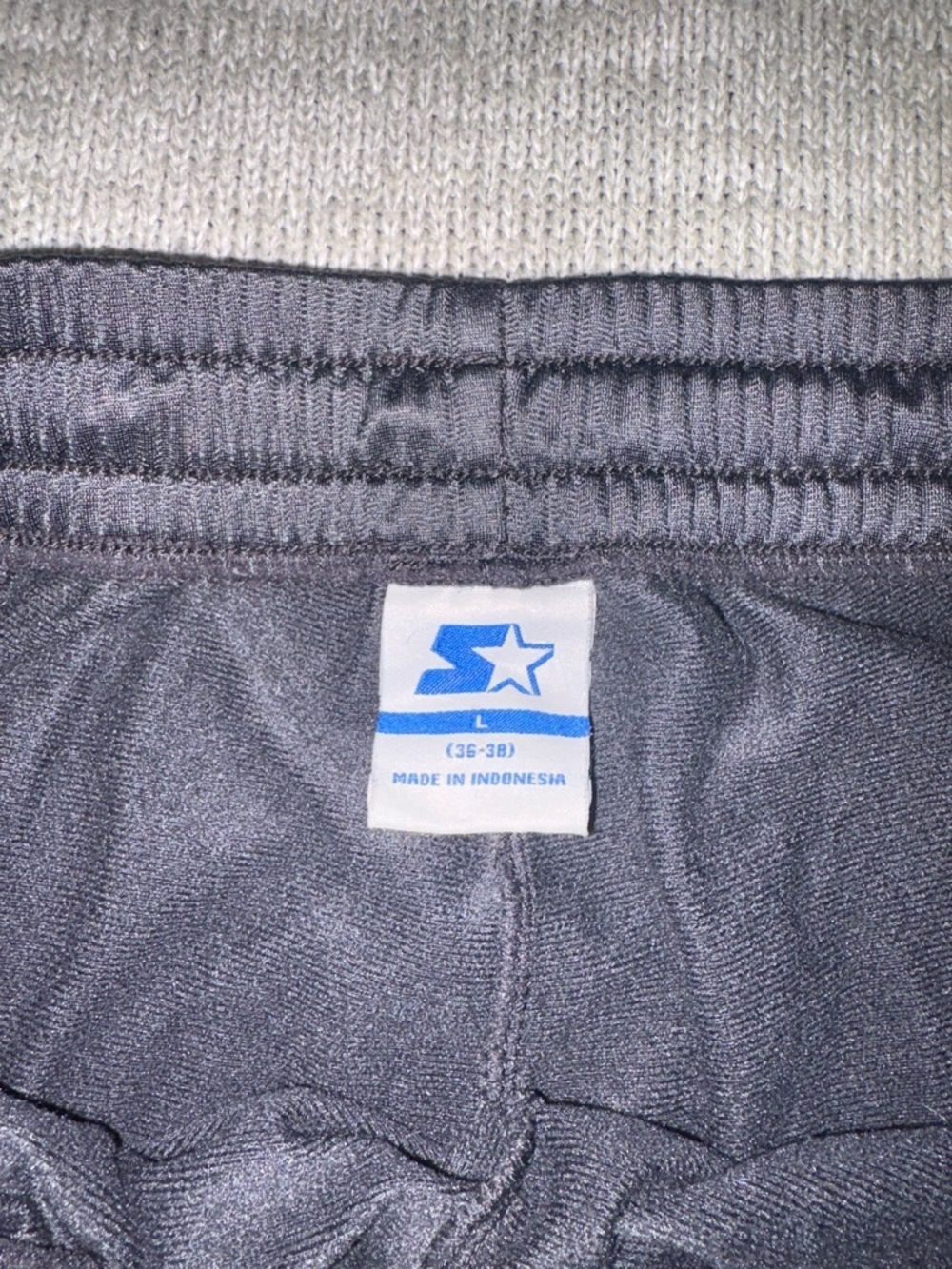 STARTER Men's Black Athletic Joggers with Side Panels - Picture 3 of 3